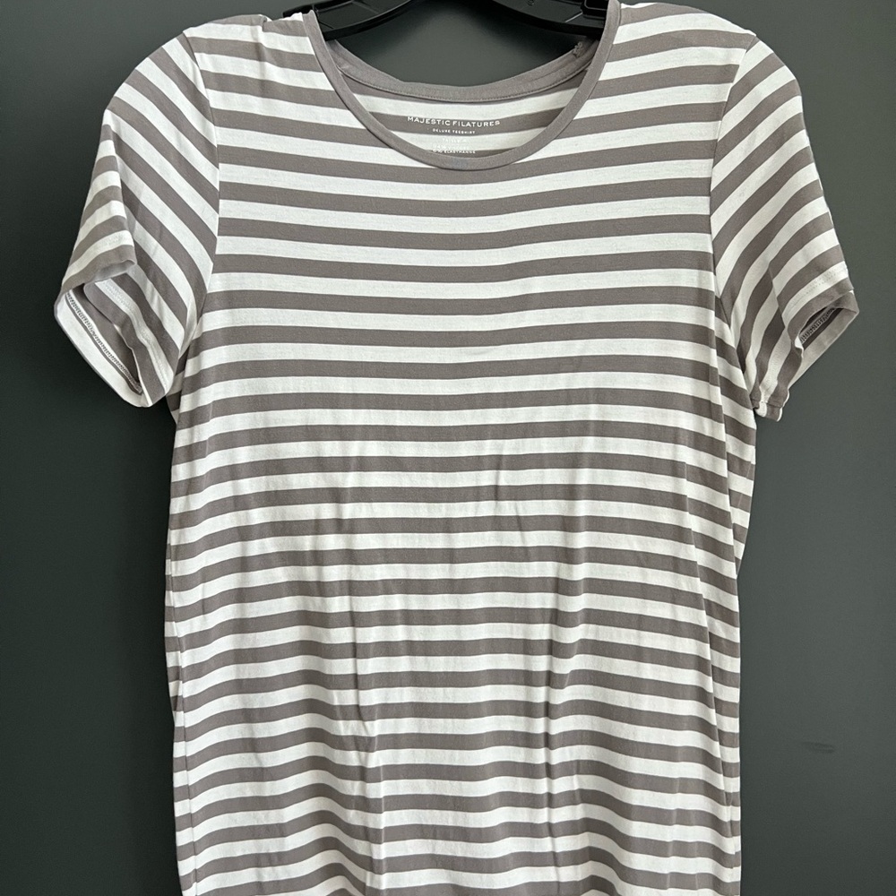 Majestic Filatures Filatures Striped Crewneck Tee
